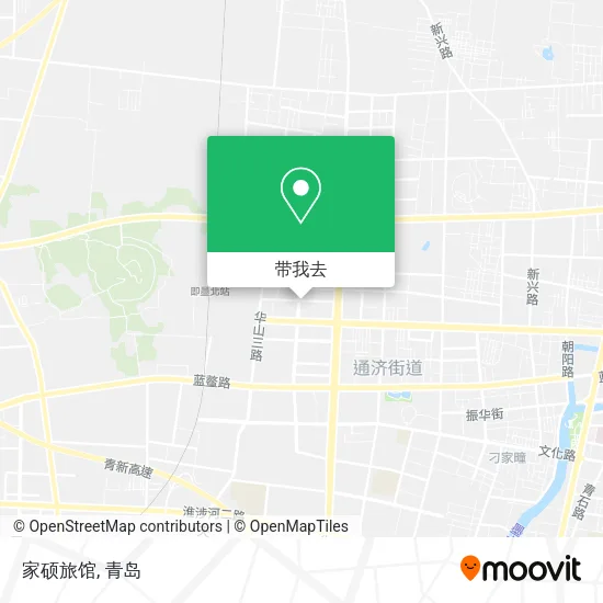 家硕旅馆地图