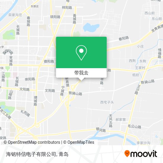 海铭特信电子有限公司地图