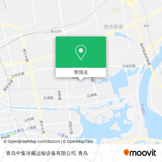 青岛中集冷藏运输设备有限公司地图