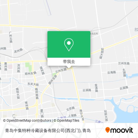 青岛中集特种冷藏设备有限公司(西北门)地图