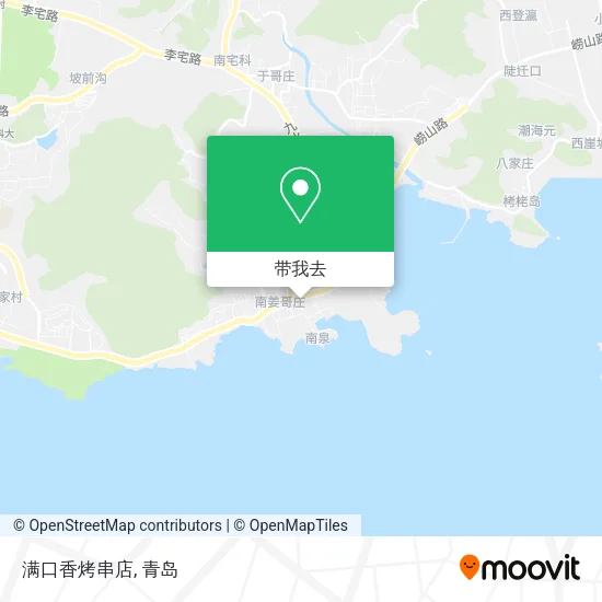 满口香烤串店地图