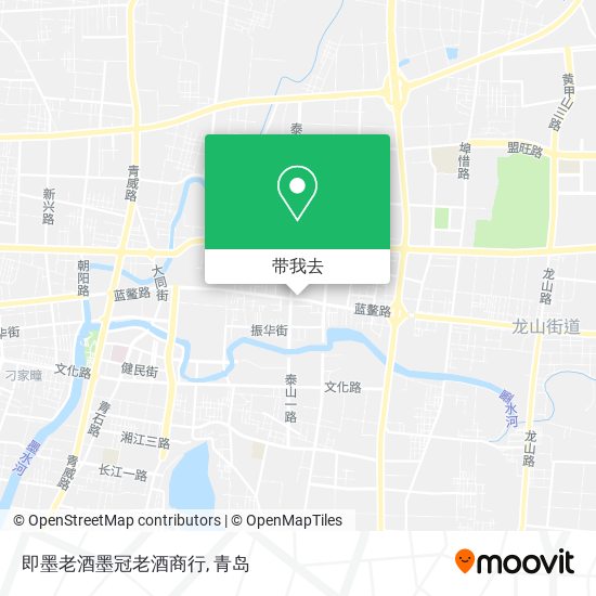 即墨老酒墨冠老酒商行地图
