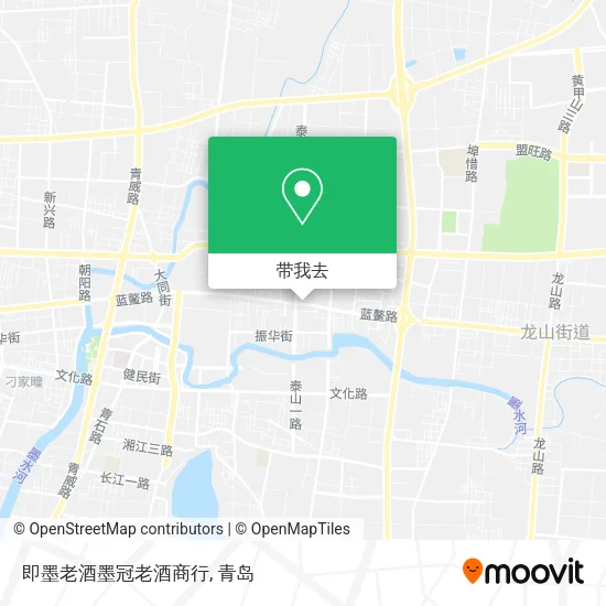 即墨老酒墨冠老酒商行地图