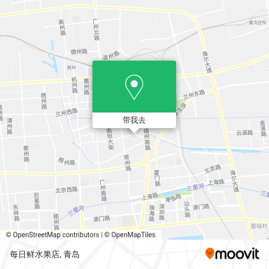每日鲜水果店地图