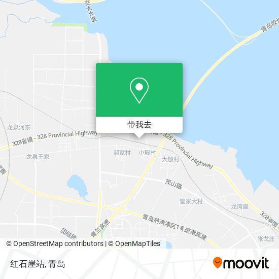 红石崖站地图