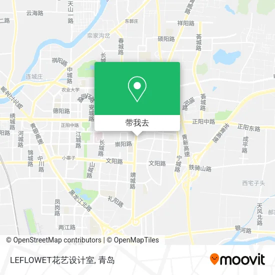 LEFLOWET花艺设计室地图