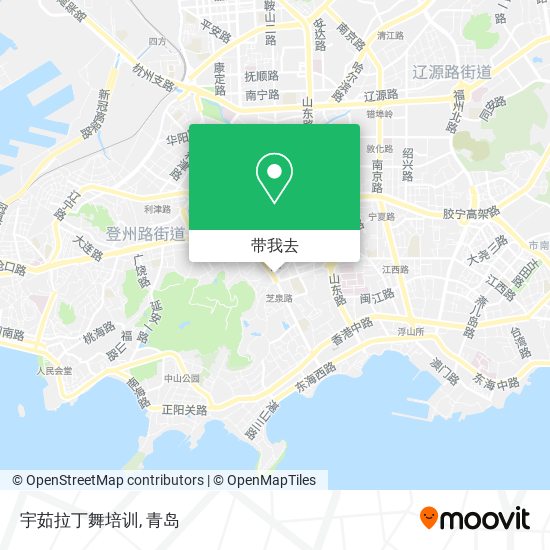 宇茹拉丁舞培训地图