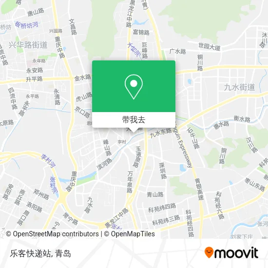 乐客快递站地图