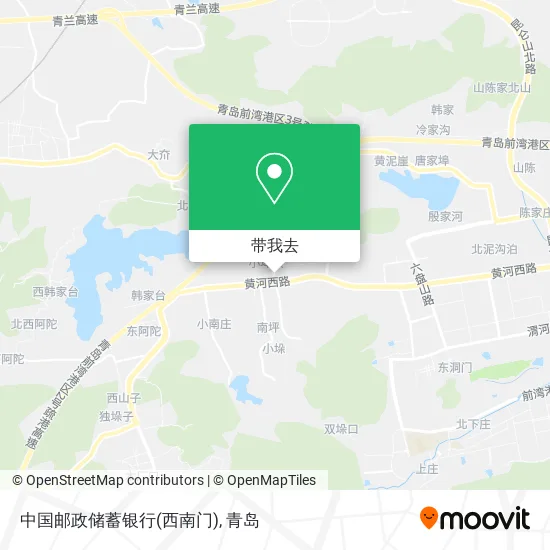 中国邮政储蓄银行(西南门)地图