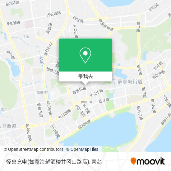 怪兽充电(如意海鲜酒楼井冈山路店)地图