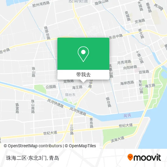 珠海二区-东北3门地图