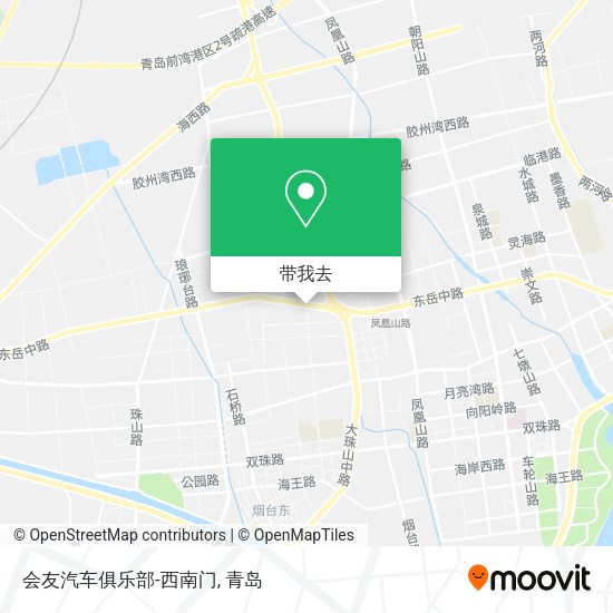 会友汽车俱乐部-西南门地图