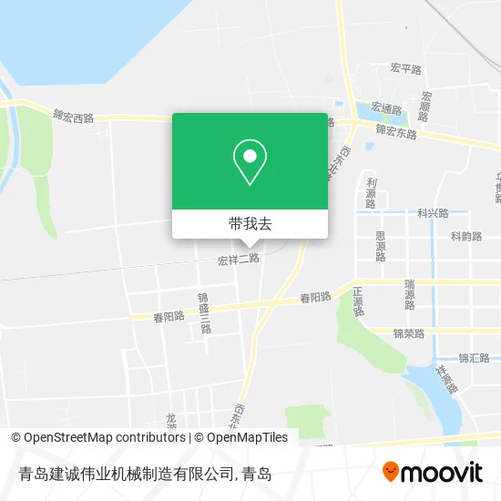 青岛建诚伟业机械制造有限公司地图