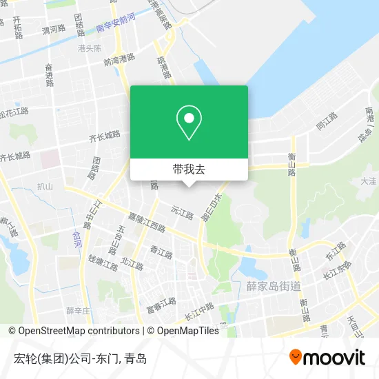 宏轮(集团)公司-东门地图