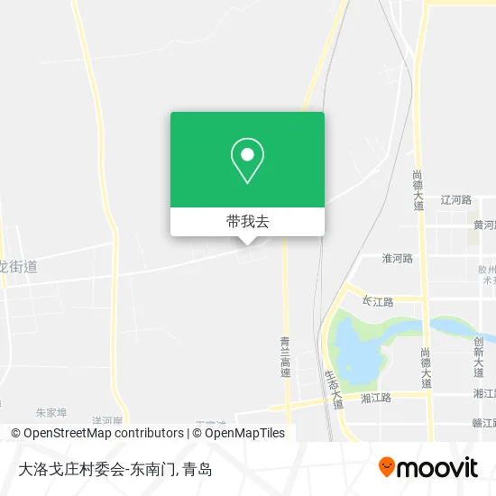 大洛戈庄村委会-东南门地图