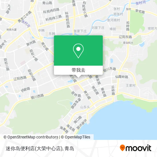 迷你岛便利店(大荣中心店)地图