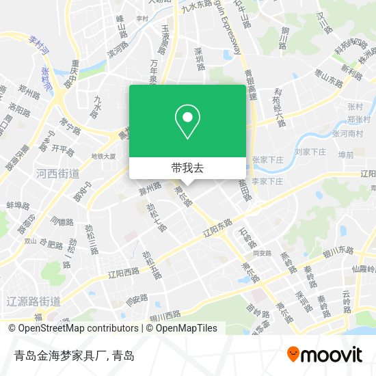 青岛金海梦家具厂地图