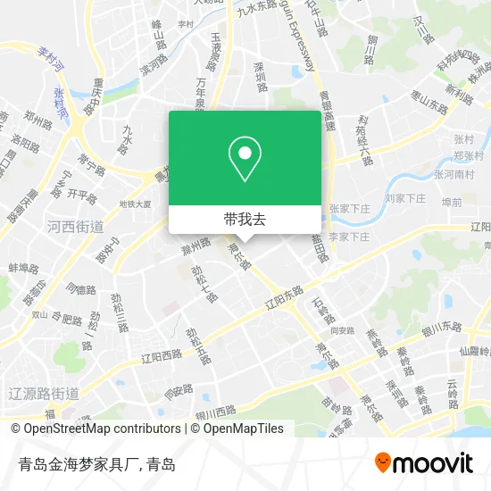 青岛金海梦家具厂地图