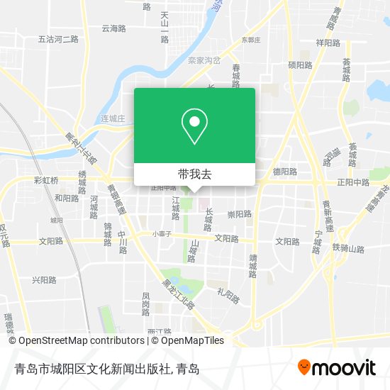 青岛市城阳区文化新闻出版社地图