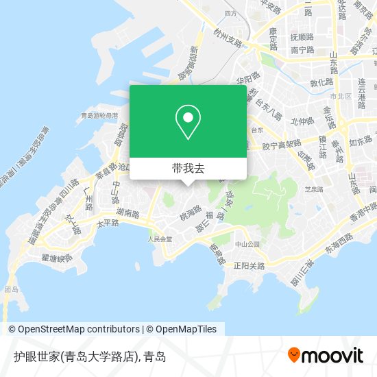 护眼世家(青岛大学路店)地图