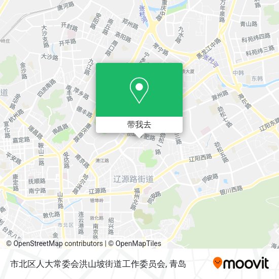 市北区人大常委会洪山坡街道工作委员会地图