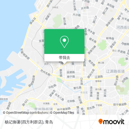 杨记御薯(四方利群店)地图