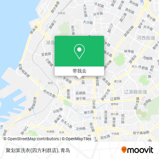 聚划算洗衣(四方利群店)地图