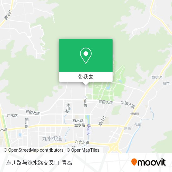 东川路与涞水路交叉口地图