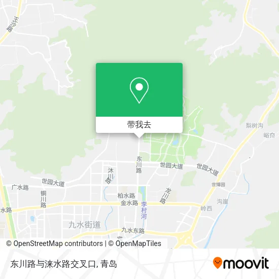 东川路与涞水路交叉口地图