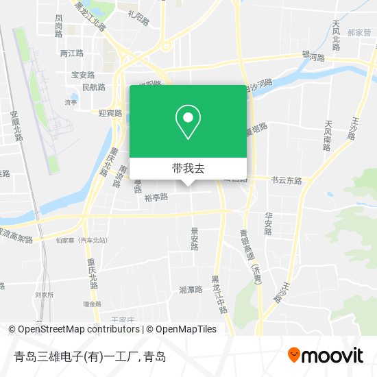 青岛三雄电子(有)一工厂地图