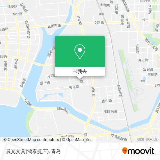 晨光文具(鸿泰捷店)地图