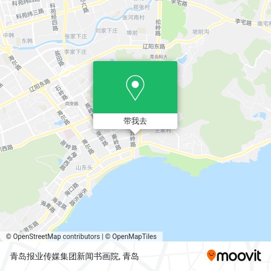 青岛报业传媒集团新闻书画院地图