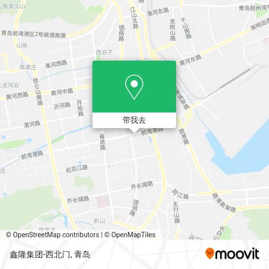 鑫隆集团-西北门地图