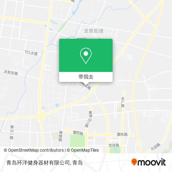 青岛环洋健身器材有限公司地图