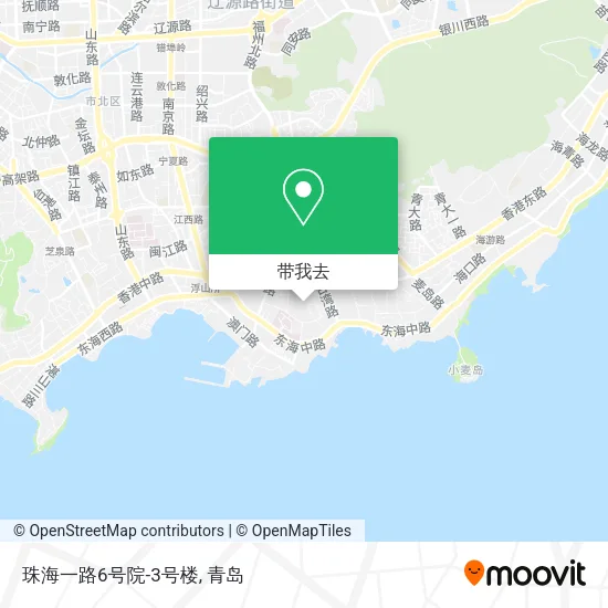 珠海一路6号院-3号楼地图