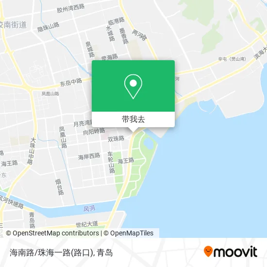 海南路/珠海一路(路口)地图
