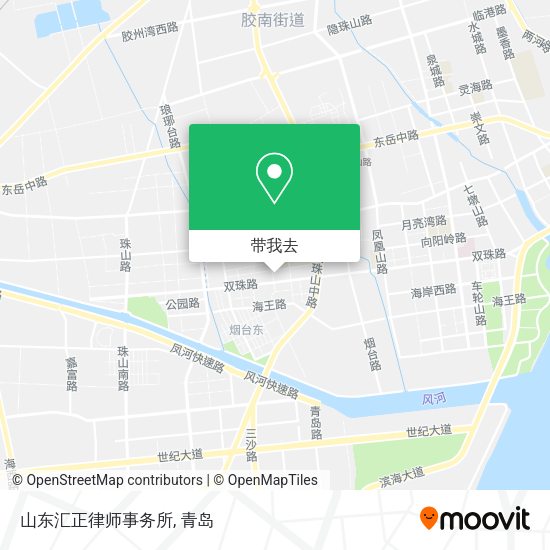 山东汇正律师事务所地图