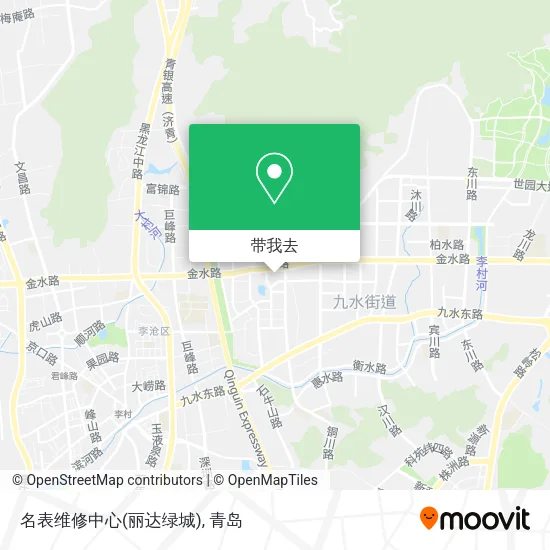 名表维修中心(丽达绿城)地图