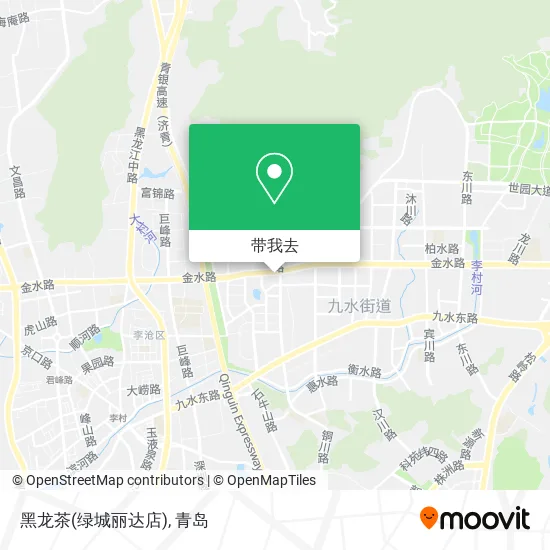 黑龙茶(绿城丽达店)地图