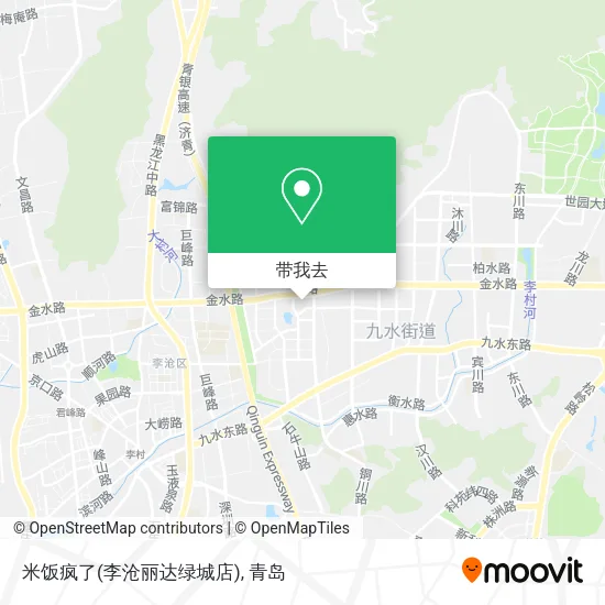 米饭疯了(李沧丽达绿城店)地图