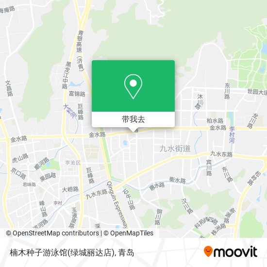 楠木种子游泳馆(绿城丽达店)地图