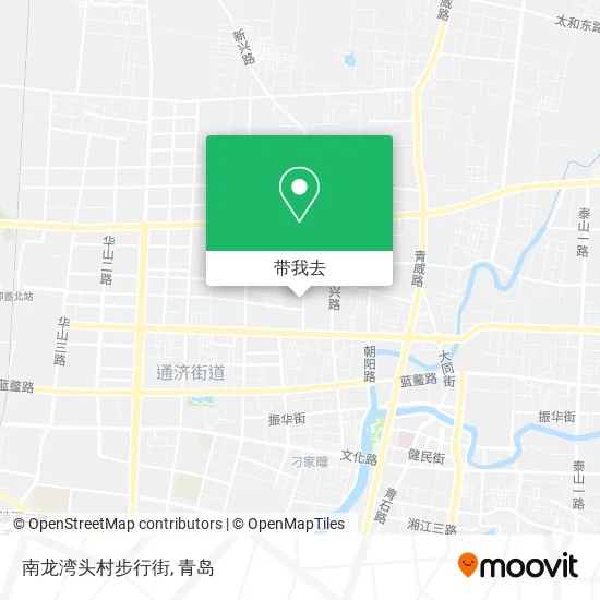 南龙湾头村步行街地图