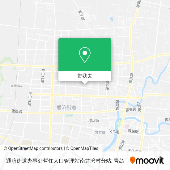 通济街道办事处暂住人口管理站南龙湾村分站地图
