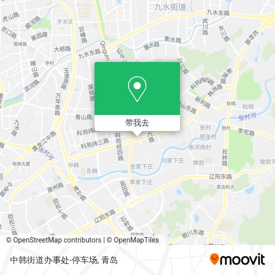 中韩街道办事处-停车场地图