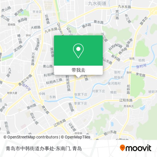 青岛市中韩街道办事处-东南门地图