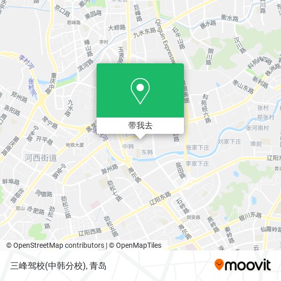 三峰驾校(中韩分校)地图