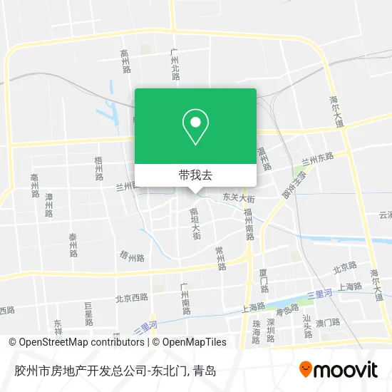 胶州市房地产开发总公司-东北门地图