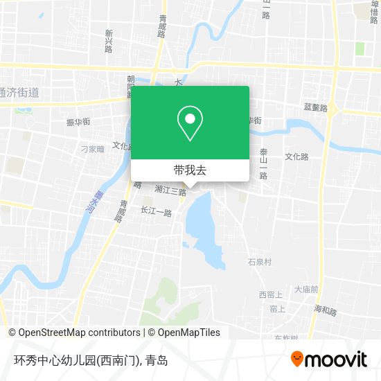 环秀中心幼儿园(西南门)地图