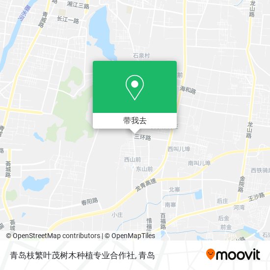 青岛枝繁叶茂树木种植专业合作社地图