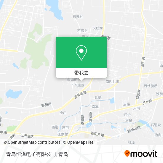 青岛恒泽电子有限公司地图